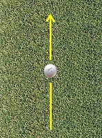 Golf Swing Target Line
